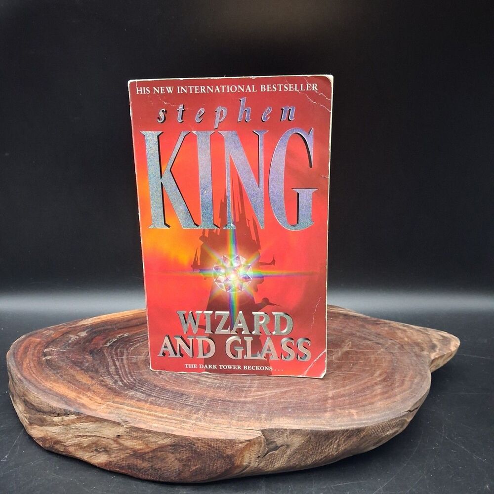 Stephen King Wizard and Glass Dark Tower IV 1998 UK 1st Print Foil Paperback